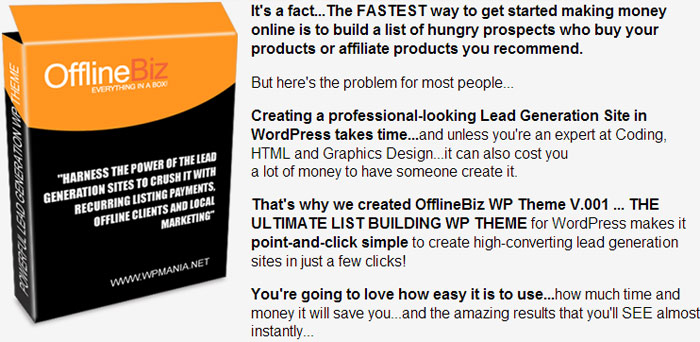 过期不候！价值$45.99的 Premium WordPress Lead Generation Theme