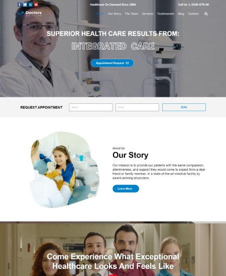 Doctors – Medical WordPress Theme | Medical Theme