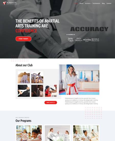 Karate WordPress Theme