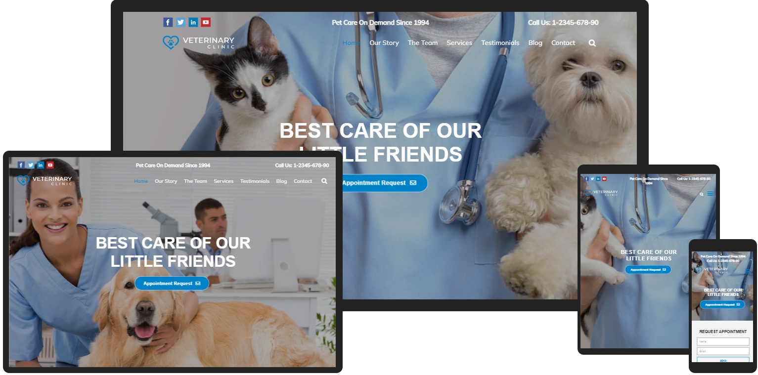 WordPress Theme Veterinary Clinic