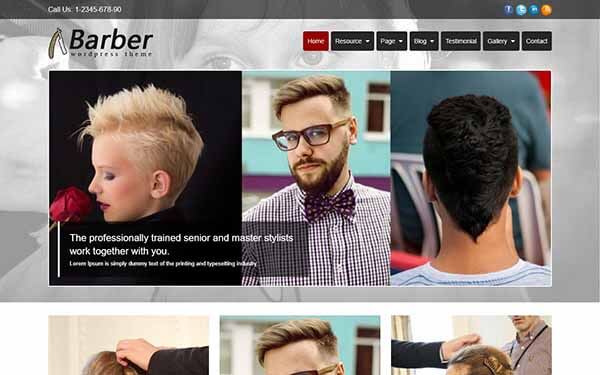 Barber WordPress Theme