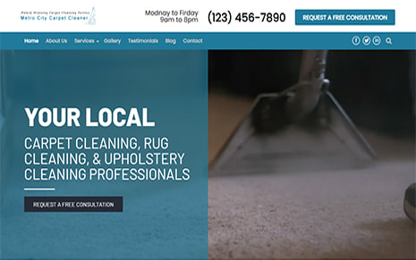Carpet Cleaner WordPress Theme The Best  Cleaning Services  Website Template