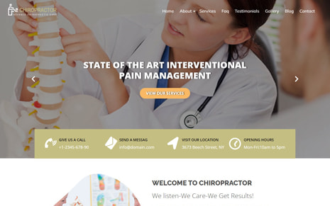 Chiropractor Business Theme