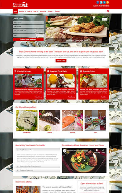 Diner WordPress Theme