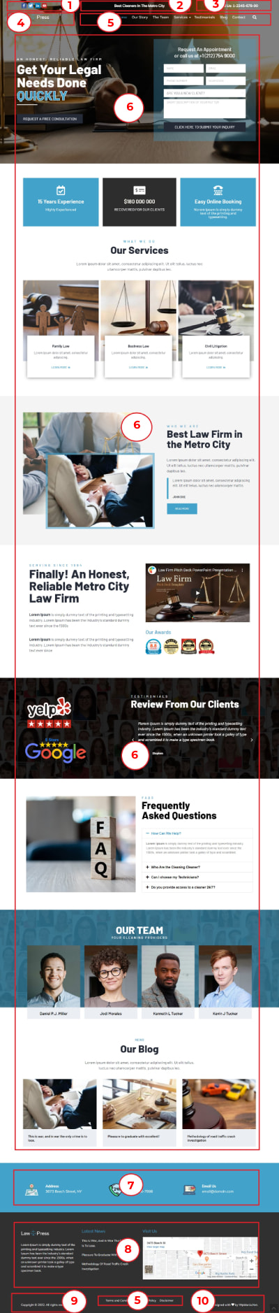 LawPress Lawyers WordPress Theme Documentation