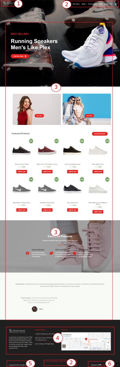 Shoe Store WooCommerce WordPress Theme Documentation