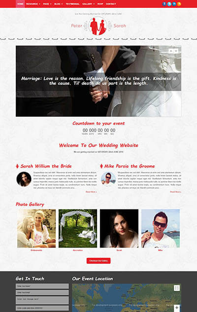 TheUnion Wedding WordPress Theme