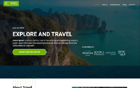 Travel WordPress Theme : Website Template For Outdoor Advanture