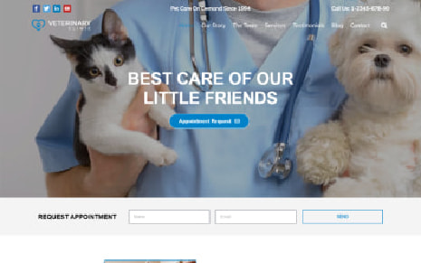 Veterinary Clinic WordPress Theme