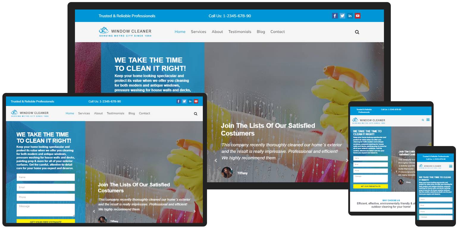 WordPress Theme Window Cleaner