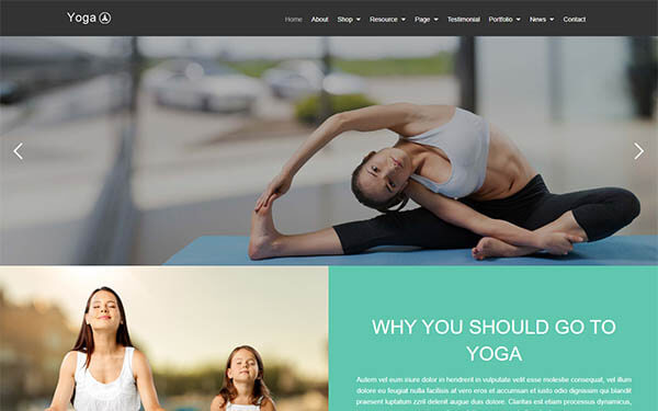Yoga – Health Beauty & Sport WordPress Theme