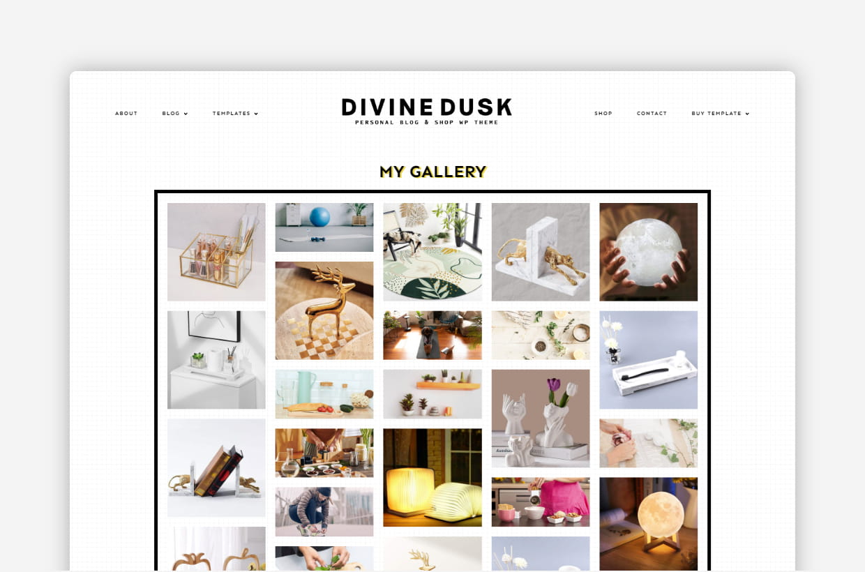 Devine Dusk WordPress Theme