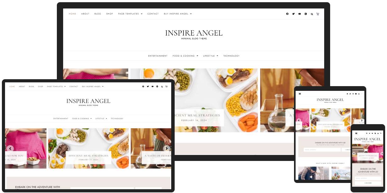 WordPress Theme Inspire Angel
